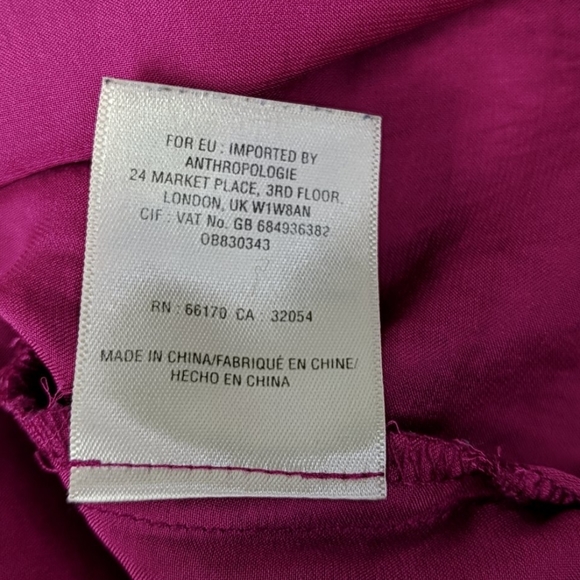 Anthropolgie Maeve Weekend Getaway Blouse sz 0 - Picture 12 of 16